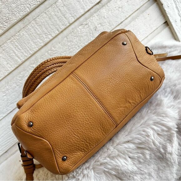 AIMEE KESTENBERG Tan Flap All for Love Hobo Crossbody Tote Baguette Satchel - Picture 7 of 11